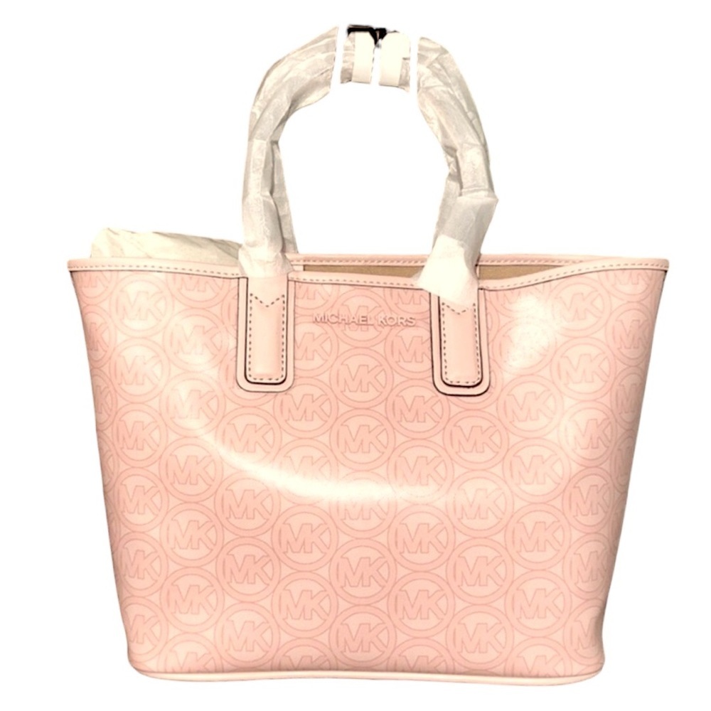 Michael Kors Jodie small tote water resistant new with tags Pink Monogram - Picture 6 of 14
